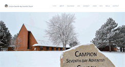 Desktop Screenshot of campionchurch.org